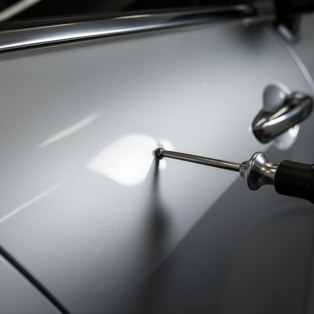 Paintless Dent Repair service example